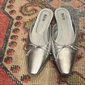 Naot Women's Silver Slip-On Shoes